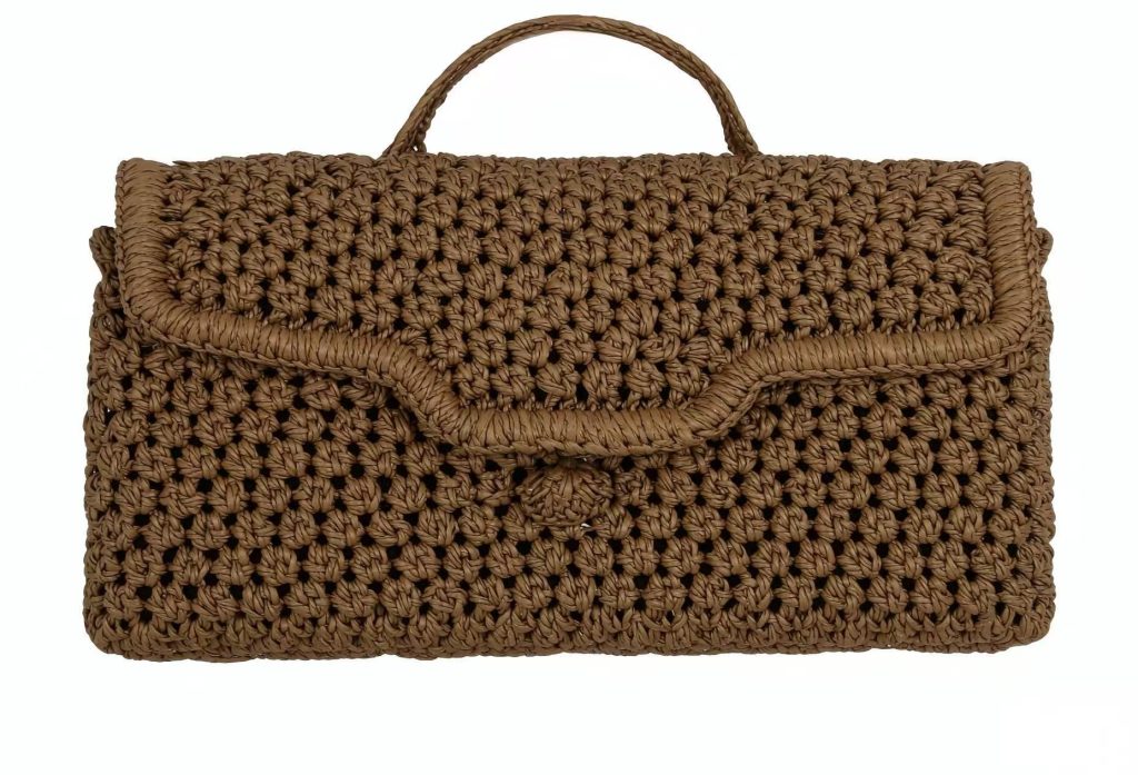 Wild Grape Vine Rattan Wallet Purse
