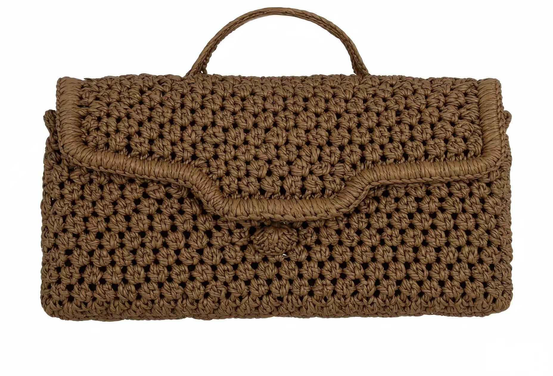 Wild Grape Vine Rattan Wallet Purse