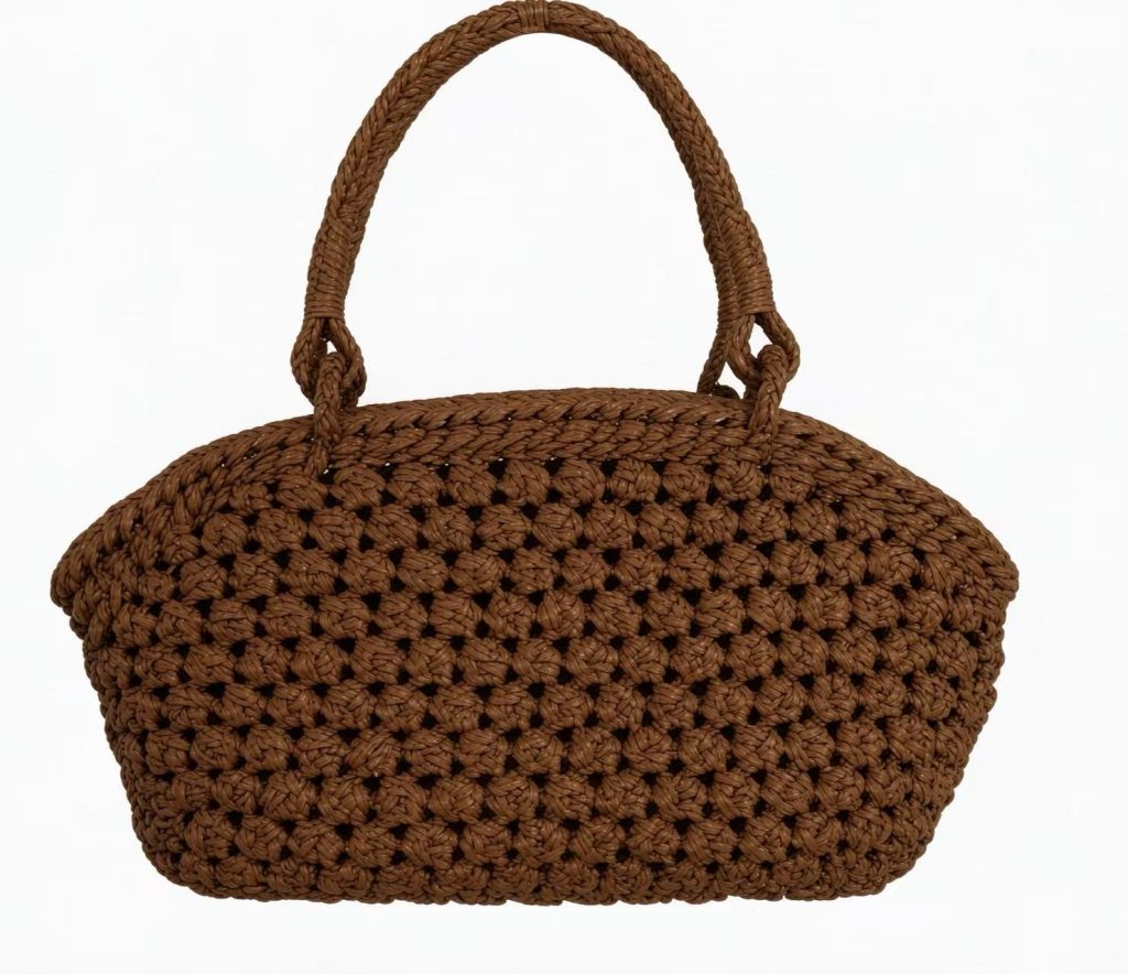 Fish‑Style Wild Grape Vine Rattan Handbag