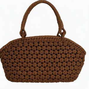 Fish‑Style Wild Grape Vine Rattan Handbag