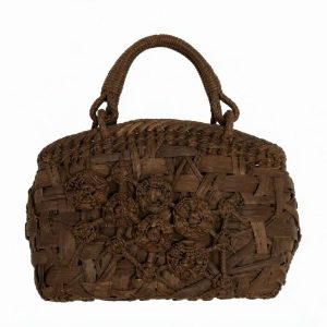 Socialite‑Style Wild Grape Vine Rattan Handbag
