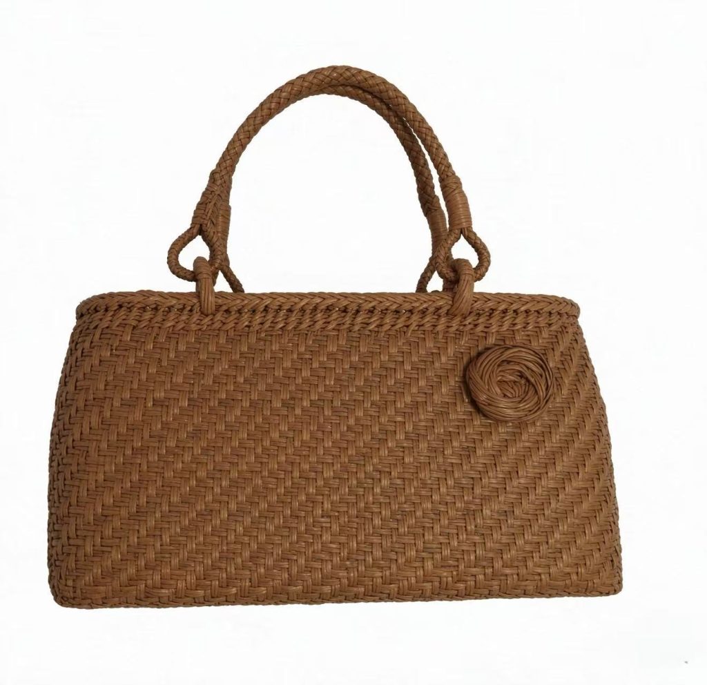 2021 Wild Grape Vine Rattan Handbag