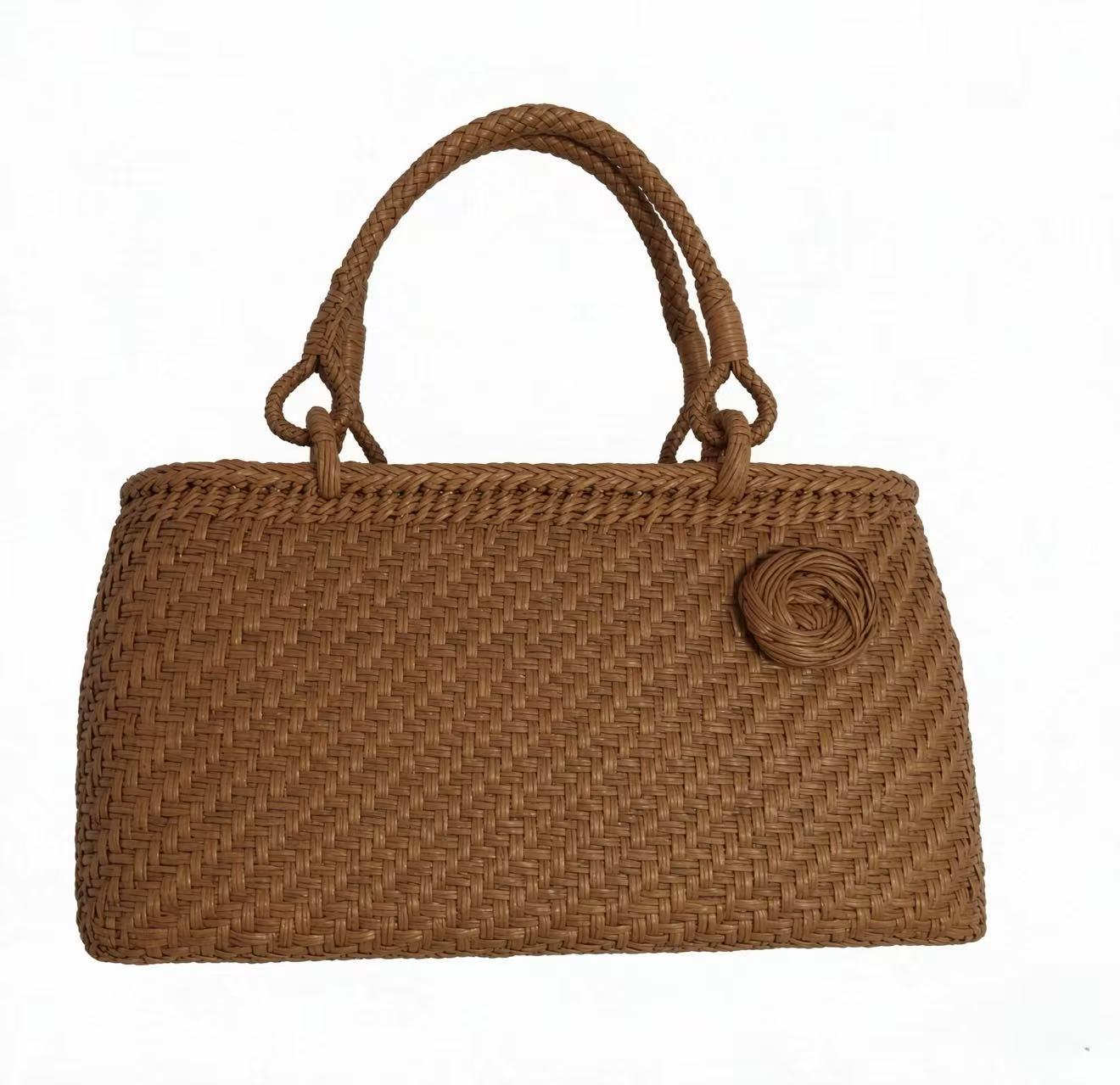2021 Wild Grape Vine Rattan Handbag