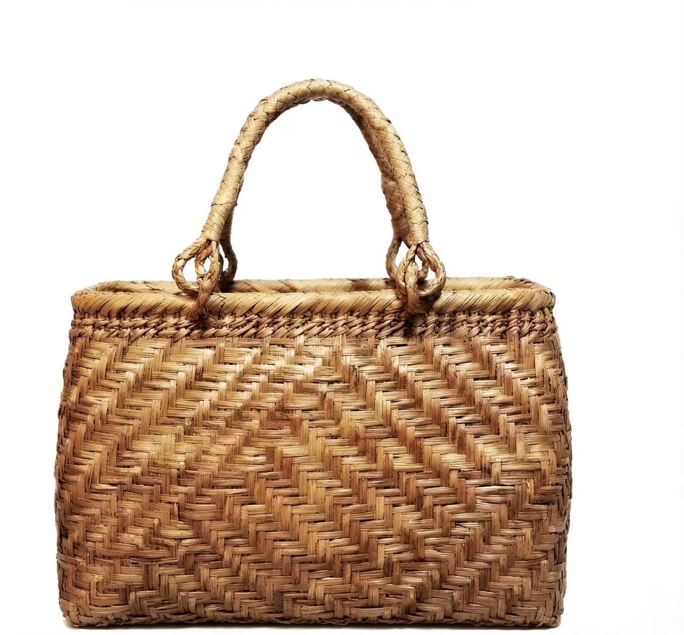 100M Wild Grape Vine Woven Tote Bag