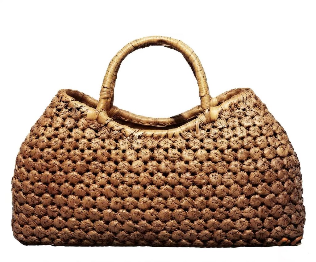 7983 Wild Grape Vine Woven Tote Bag