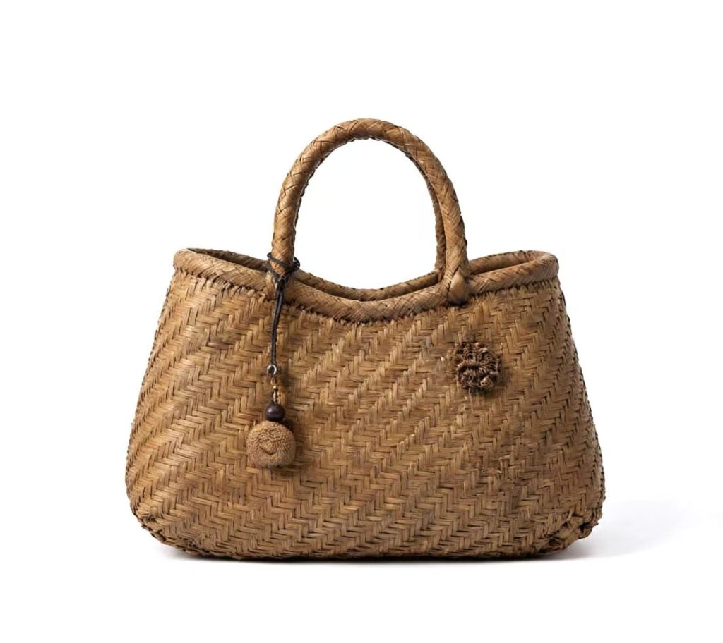 7984 Wild Grape Vine Woven Handbag