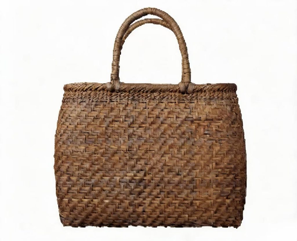 100M-9 Wild Grape Vine Woven Tote Handbag