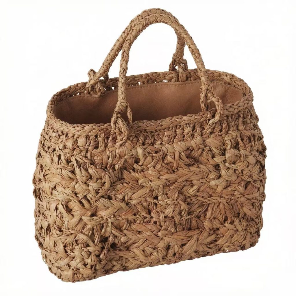 100-11M Wild Grape Vine Woven Tote Handbag
