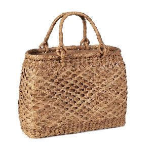 100M Wild Grape Vine Woven Tote Handbag