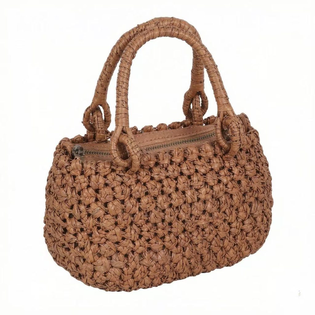 Chanel Style Wild Grape Vine Woven Handbag