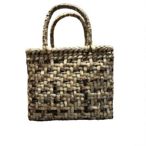 Walnut Bark Woven Handbag