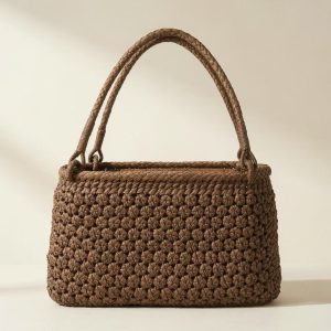 Y028 Full Hexagon Weave Wild Grape Vine Tote Bag