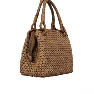 Wild Grape Second Layer Vine Simple Woven Handbag