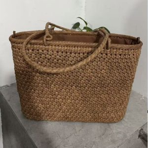 R-99 4mm Hexagon Pattern Wild Grape Vine Tote Bag