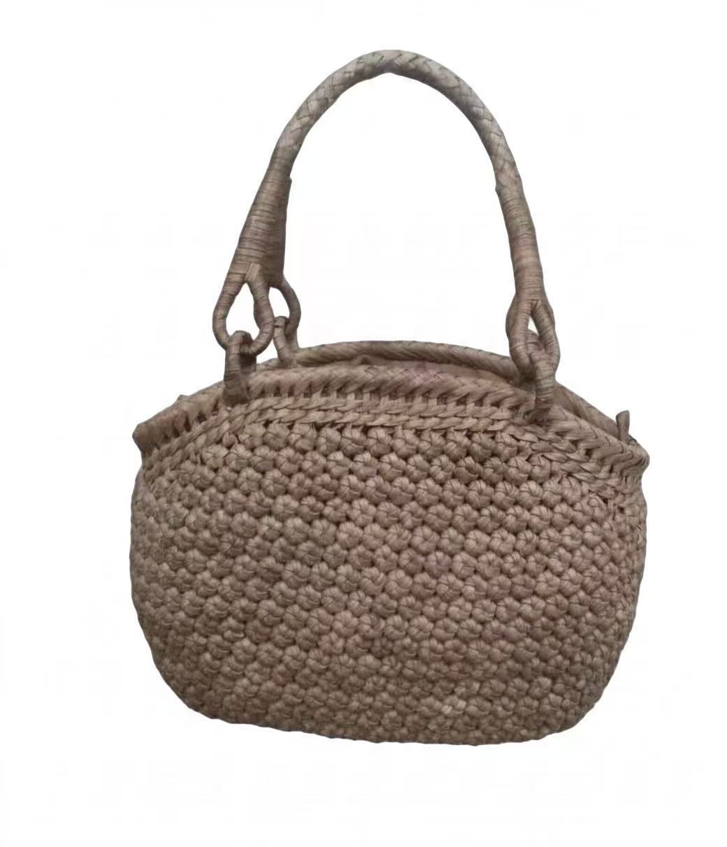 R-17 3mm Hexagon Pattern Wild Grape Vine Handbag