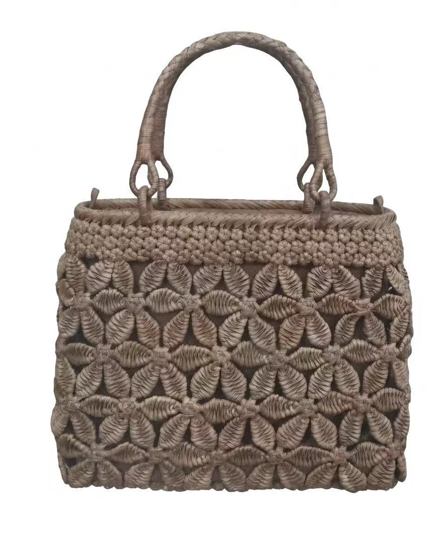 R-138 Full Starflower Pattern Wild Grape Vine Handbag - Image 2