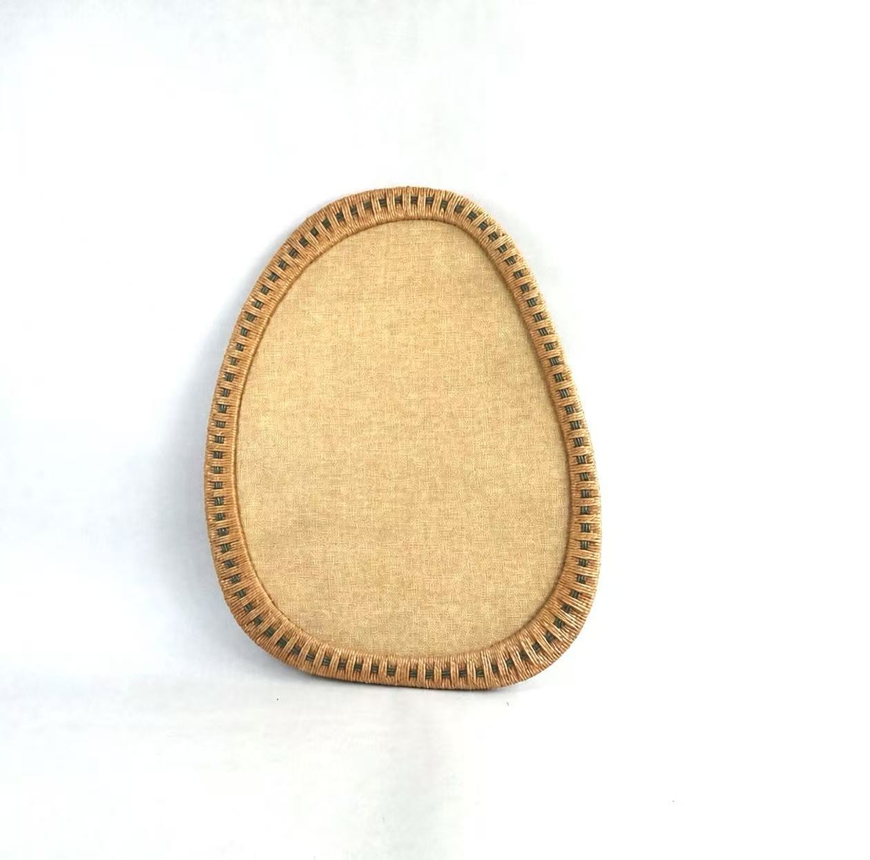 Multi-layer Round Seagrass Woven Wall Mirror