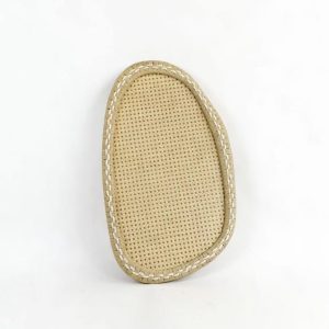 Irregular Organic Shape Rattan Weave Wall Decor