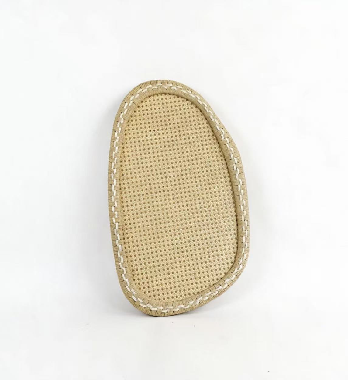 Irregular Organic Shape Rattan Weave Wall Decor