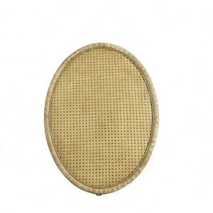 Oval Rattan Open Mesh Weave Wall Decor