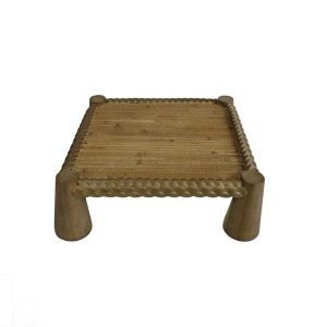 Bamboo Woven Square Raised Serving Tray X061W3030A0