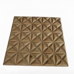 3D Hand Carved Wooden Wall Panel X061W3031A0