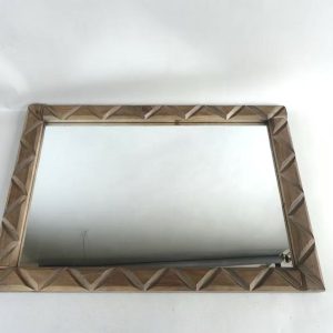 Hand Carved Solid Wood Frame Wall Mirror X061W3033A0