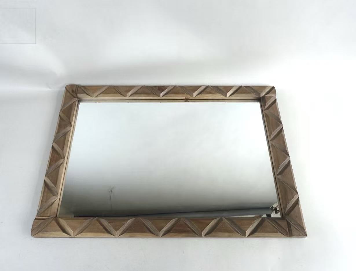 Hand Carved Solid Wood Frame Wall Mirror X061W3033A0