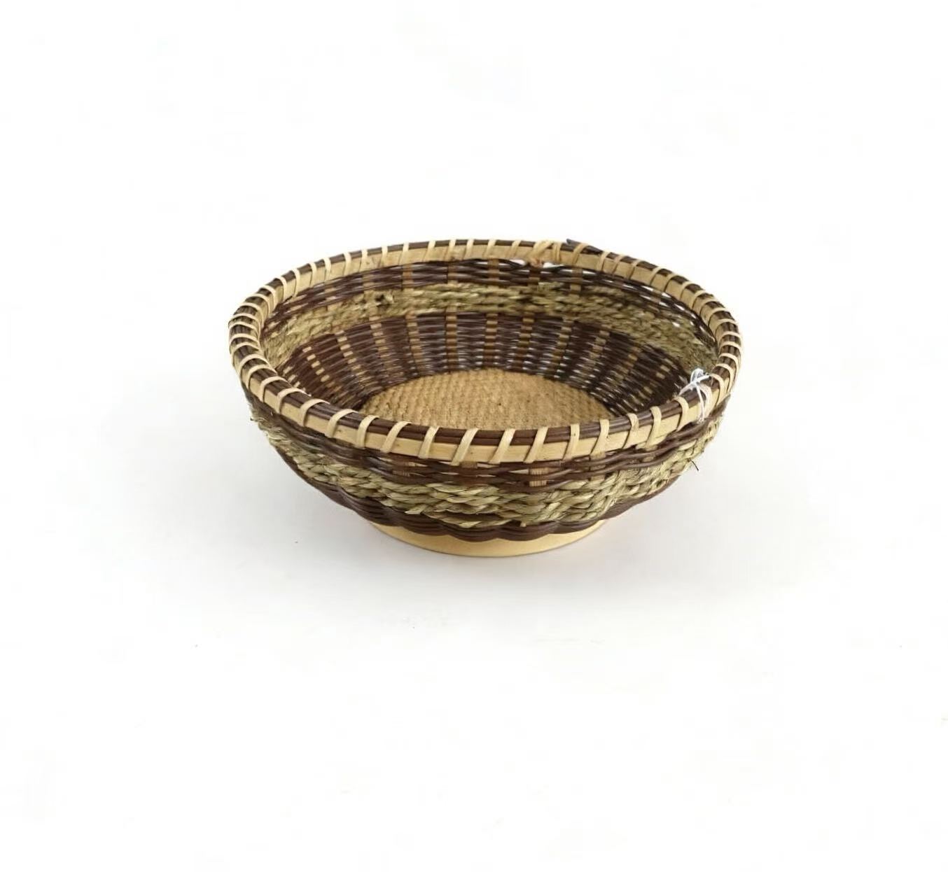 Handwoven Straw Storage Bowl XZR7625A0