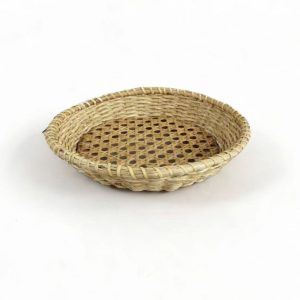Handwoven Straw Serving Tray XZR7627A0