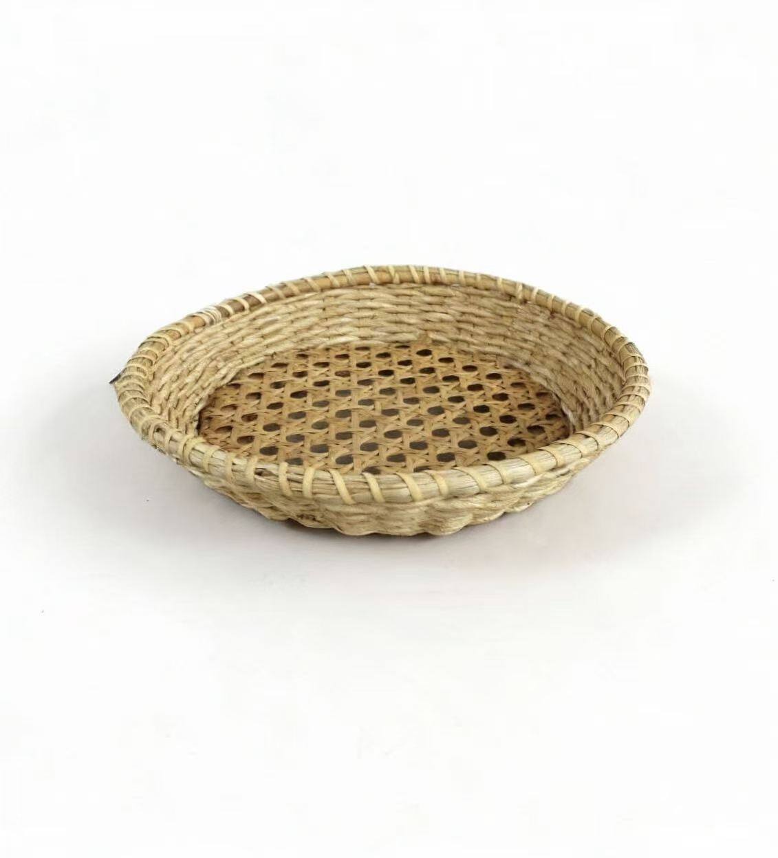 Handwoven Straw Serving Tray XZR7627A0