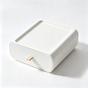 Desktop Drawer Storage Organizer, PP & Silicone Multi-layer Desk Cabinet, Cosmetic & Stationery Storage Box